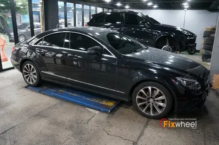 [벤츠 CLS350] 휠수리 & 다이아몬드커팅 / 하남시 풍산동