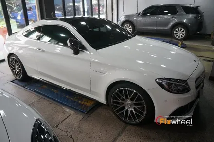 [벤츠 C63 AMG] 휠도색 & 캘리퍼도색 / 하남시 풍산동
