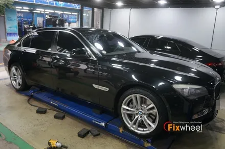 [BMW 750LI] 메탈릭실버 색상 휠수리!! / 하남시 풍산동
