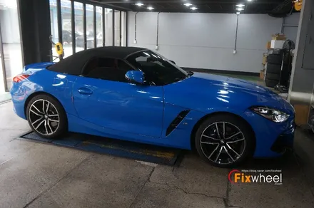 [BMW Z4] 검정유광 휠도색!! / 하남시 풍산동
