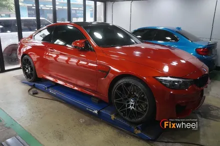 [BMW M4] 검정유광 휠도색 ^^ / 하남시 풍산동