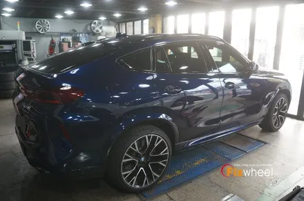 [BMW X6] 검정유광 색상의 휠도색! / 하남시 풍산동