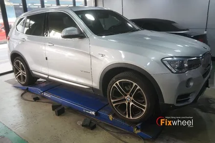 [BMW X3] 검정유광 색상의 휠도색!! / 하남시 풍산동