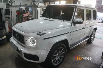 [벤츠 G63 AMG] MATT BLACK 색상의 휠도색!! / 하남시 풍산동