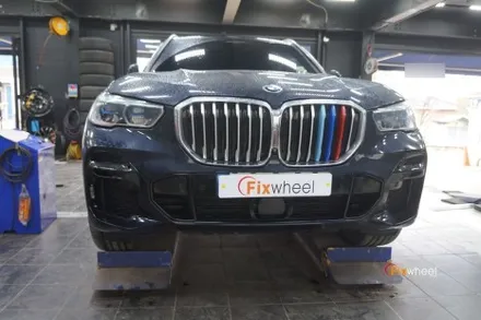 휠복원 BMW X5 21인치 다이아몬드컷팅 / 하남시 풍산동