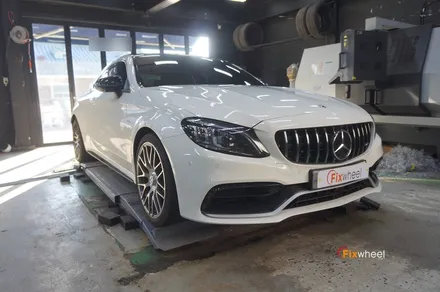 [버핑휠]휠복원 C63AMG(W205) 버핑휠 휠복원 / 하남시 풍산동