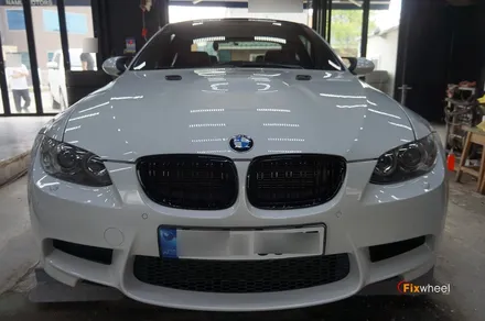 [휠도색][분체도장] BMW E92 M3 보센휠 화이트로 분체도장 / 하남시 풍산동
