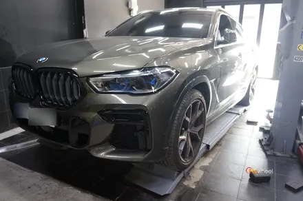 [휠도색]블랙유광 분체도장 BMW X6(G06) 21인치 휠도색 / 하남시 풍산동