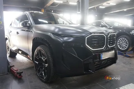 BMW XM 블랙색상 휠긁힘 휠기스 휠복원 / 하남시 풍산동
