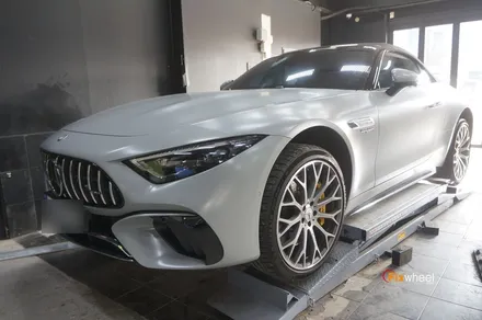 R232 벤츠 SL63AMG 로고 살려서 휠복원 / 하남시 풍산동