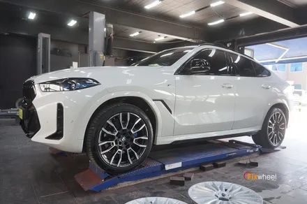 [휠도색] BMW X6 블랙유광 휠도색 / 하남시 풍산동