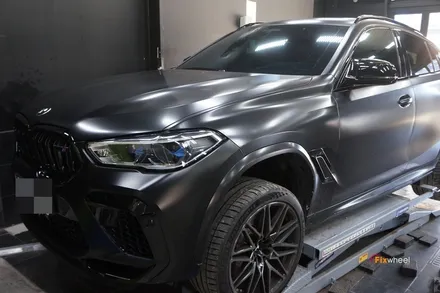 BMW X6M 컴페티션 휠복원, 패인 상처도 완벽하게 / 하남시 풍산동