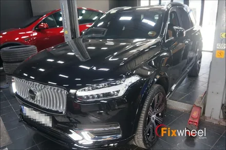 볼보 XC90 휠복원, 림 가장자리 손상 살리기 / 하남시 풍산동
