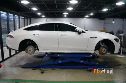 [벤츠 GT43 AMG] 골드 색상의 캘리퍼도색 ^^ / 하남시 풍산동