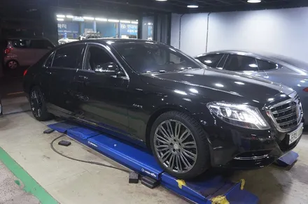 [벤츠 S500 마이바흐] 휠도색(하이퍼블랙) / 하남시 풍산동