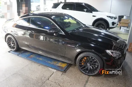 [벤츠 C63 AMG] 휠복원 / 하남시 풍산동