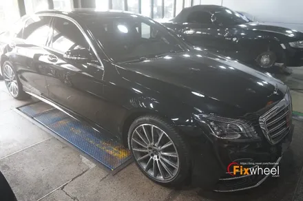 [벤츠 S450] 휠수리 & 다이아몬드커팅 !! / 하남시 풍산동