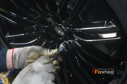 [휠복원] BMW 540i & 검정유광 / 하남시 풍산동