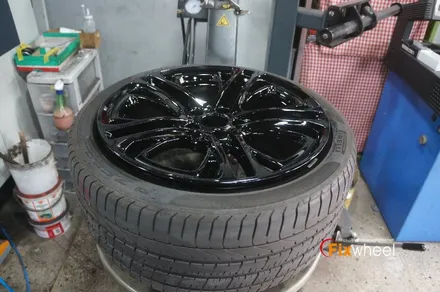 [BMW X3] 검정유광 색상의 휠도색!! / 하남시 풍산동
