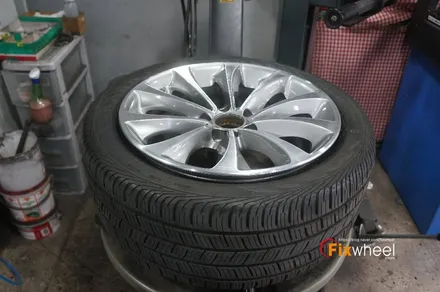 [BMW 528i] 휠복원 & 다이아몬드커팅 / 하남시 풍산동