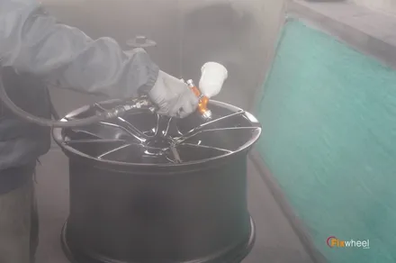 포르쉐 911 휠복원 무광검정 순정휠 색상 동일하게 휠복원 / 하남시 풍산동