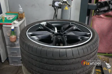 [벤츠 E53 AMG] 투톤 색상 휠도색!! / 하남시 풍산동