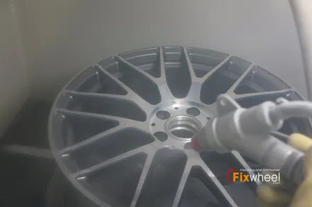 [벤츠 C63 AMG] 투톤 색상 휠도색 & 캘리퍼도색 / 하남시 풍산동