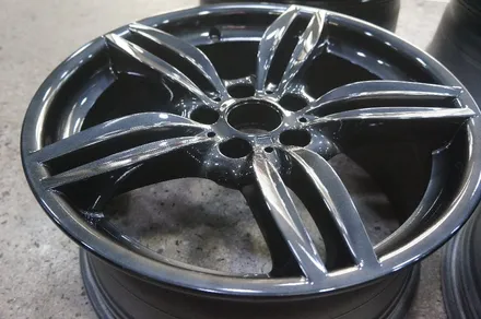 [BMW 535i] 크롬쉐도우 휠도색~ / 하남시 풍산동