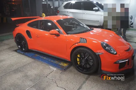[포르쉐 GT3 RS] MATT BLACK 색상의 휠도색~ / 하남시 풍산동