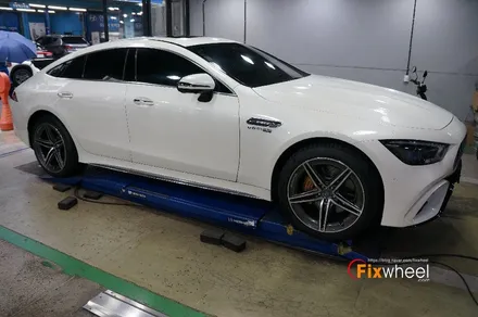 [벤츠 GT43 AMG] 골드 색상의 캘리퍼도색 ^^ / 하남시 풍산동