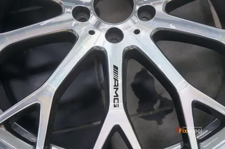 R232벤츠 SL63 AMG 휠복원 + AMG 로고 살리기 / 하남시 풍산동