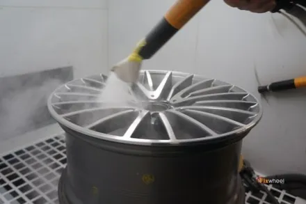 벤츠 S500 21인치(일명 : 신마차휠) 다이아몬드컷팅 휠복원 / 하남시 풍산동