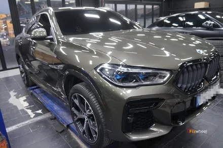 휠 긁힘 복원 시간 제대로 된  bmw x6 작업 / 하남시 풍산동