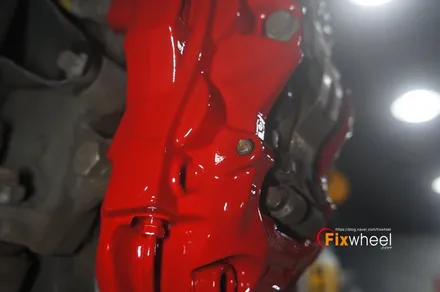 [벤츠 C63 AMG] RED COLOR 캘리퍼도색 ^^ / 하남시 풍산동