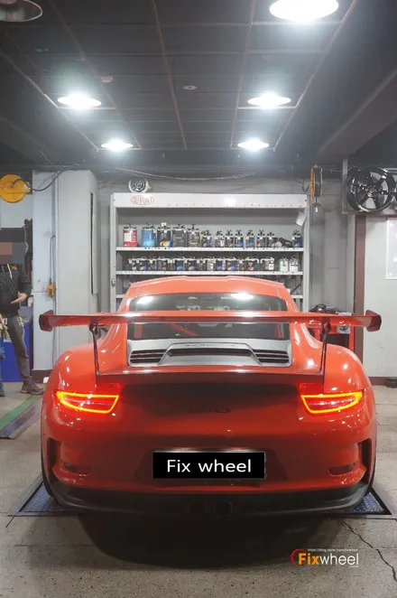 [포르쉐 GT3 RS] MATT BLACK 색상의 휠도색~ / 하남시 풍산동