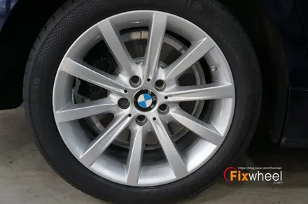 [BMW 528i] 메탈릭 실버 휠복원~ / 하남시 풍산동