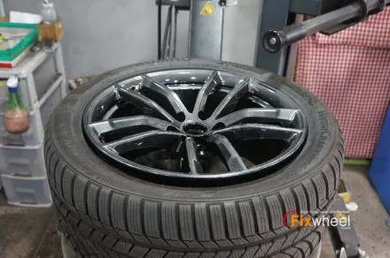 [BMW 530i] 고스트크롬 휠도색 ^^ / 하남시 풍산동
