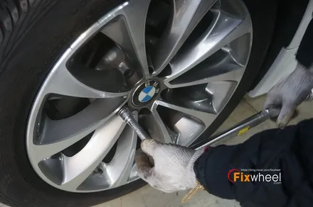 [BMW 528i] 휠복원 & 다이아몬드커팅 / 하남시 풍산동
