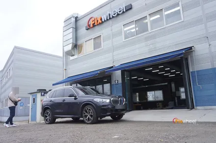휠복원 BMW X5 21인치 다이아몬드컷팅 / 하남시 풍산동
