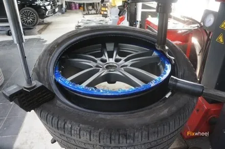 [휠복원] 포르쉐 카이엔 무광 하이퍼실버 휠복원 / 하남시 풍산동