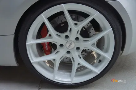 [휠도색][분체도장] BMW E92 M3 보센휠 화이트로 분체도장 / 하남시 풍산동