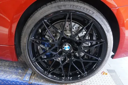 [휠도색]F바디 BMW M4(F82) 컴페티션 블랙유광 휠도색 / 하남시 풍산동