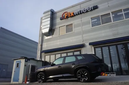 BMW XM 블랙색상 휠긁힘 휠기스 휠복원 / 하남시 풍산동