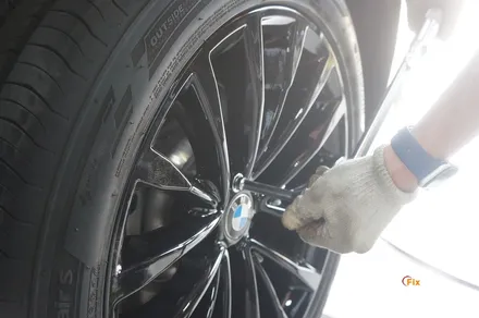 [휠도색] BMW G30 530i 블랙유광 휠도색 / 하남시 풍산동