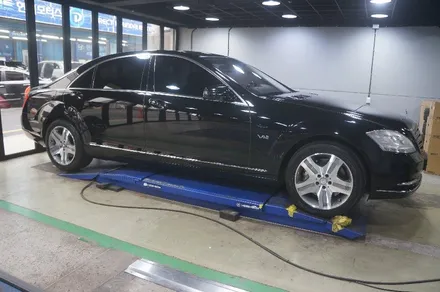 [벤츠 w221 S600] 휠복원 & 다이아몬드커팅 / 하남시 풍산동