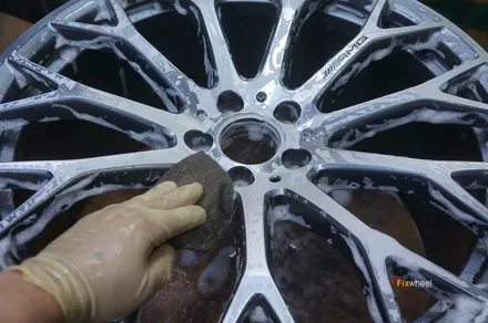 벤츠 R232 SL63 AMG 투톤 휠도색 / 하남시 풍산동