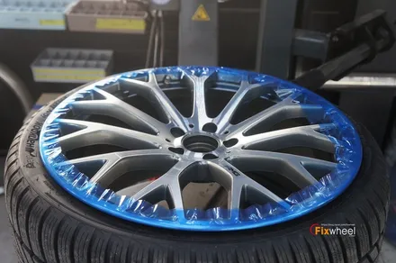 R232벤츠 SL63 AMG 휠복원 + AMG 로고 살리기 / 하남시 풍산동