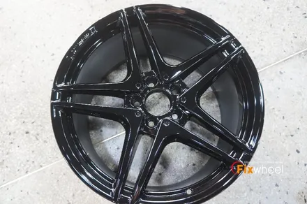 [벤츠 C63 AMG] 휠도색(검정유광) / 하남시 풍산동