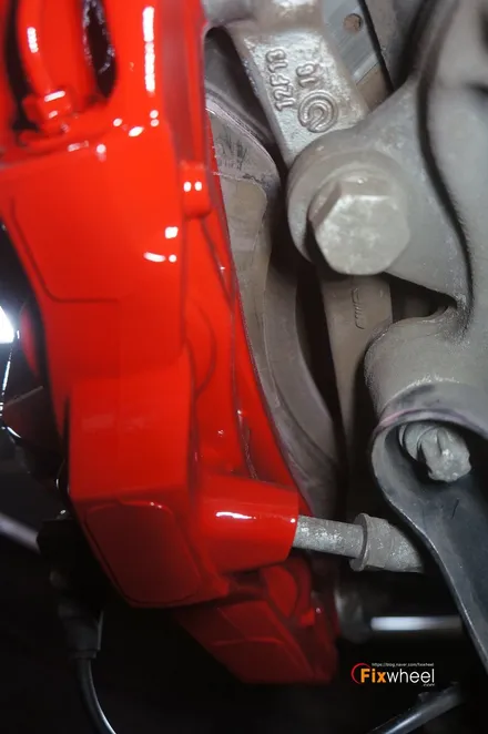 [벤츠 C63 AMG] RED COLOR 캘리퍼도색 ^^ / 하남시 풍산동