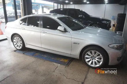 [BMW 528i] 메탈릭실버 휠복원~ / 하남시 풍산동